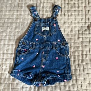Toddler Blue Jean Shortalls